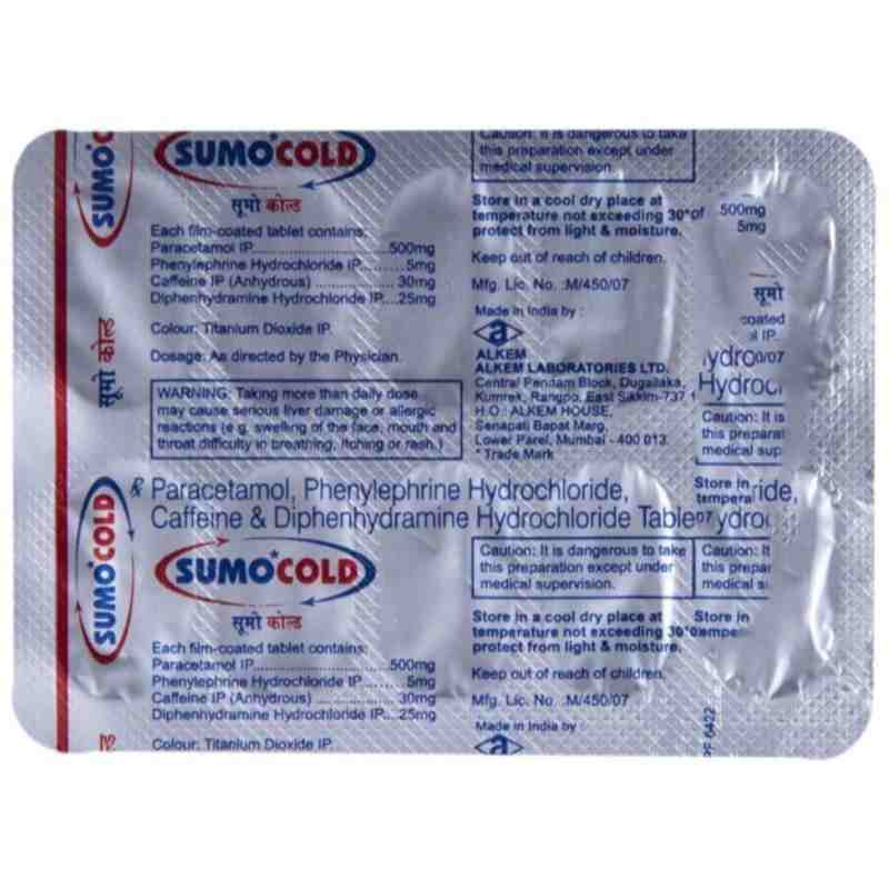 SUMO COLD TABLETS